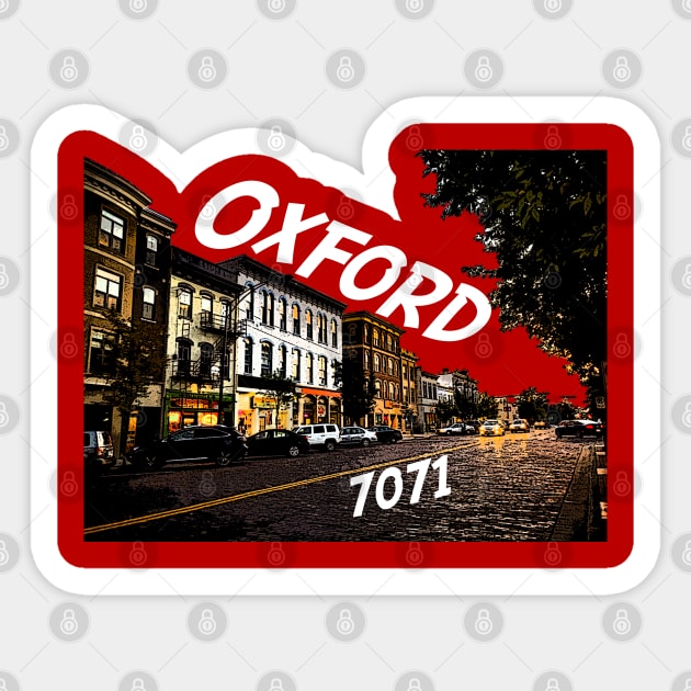 Oxford Comic Book City Sticker by 7071